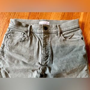 LOFT - Pale Green Jeans - High Waist Skinny Ankle